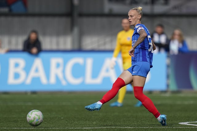 Will not want to remember this match. Always a composed presence in the heart of the defence and was so unfortunate to turn Gregory’s cross past her own keeper for a 41st-minute own goal. Then carelessly caught in possession for Southampton's third, sparking that late, late capitulation.