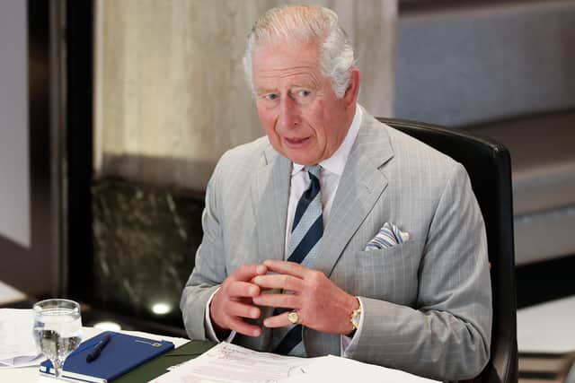 The Prince of Wales attends a Sustainable Markets Initiative (SMI) event at GrEEK Campus in Cairo, Egypt on the last day of his tour of the Middle East with the Duchess of Cornwall. He has since cancelled a visit to HMS Queen Elizabeth after an F-35B stealth jet from the ship crashed into the Mediterranean. Picture date: Friday November 19, 2021.Photo: PA