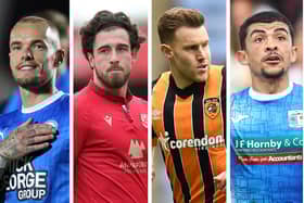 From left: Joe Ward, Cole Stockton, Callum Elder and Josh Gordon have all been on the move to League One.