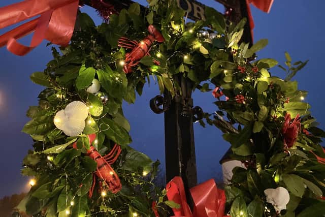Blooms & Wishes decorated the roundabout in Emsworth