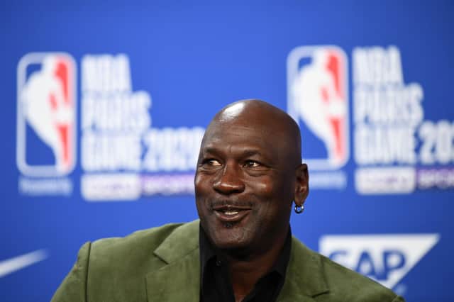 Former NBA star and owner of Charlotte Hornets team Michael Jordan  (Photo by FRANCK FIFE / AFP) (Photo by FRANCK FIFE/AFP via Getty Images)