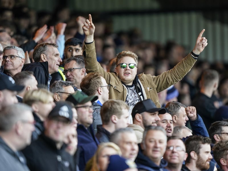4,019 Pompey fans enjoyed the Blues' 1-0 win at Peterborough