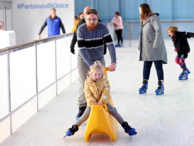 Daniel Goulding with Evie, four.