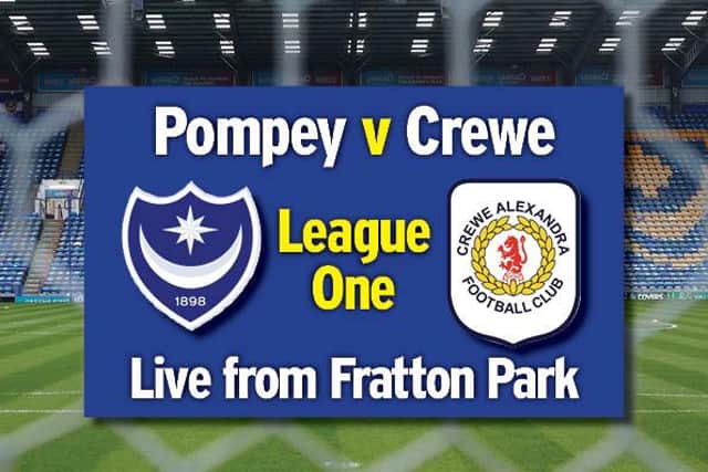 Pompey take on Crewe today in League One