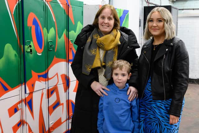 Karina Orchard, James Lennon and Abi Chandler
Picture: Keith Woodland (290121-8)