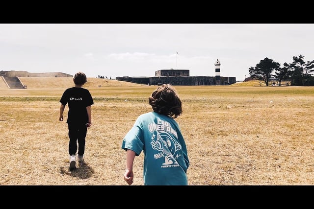 The Brothers Shred about to storm Southsea Castle