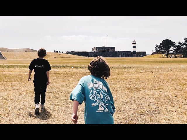 The Brothers Shred about to storm Southsea Castle