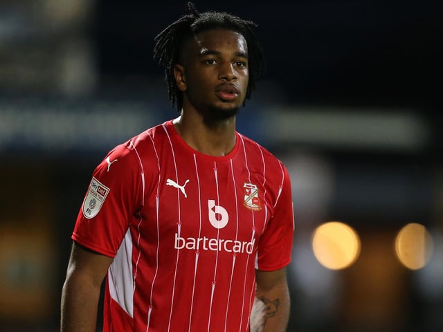 Odimayo signed for Swindon after his Pompey trial and became an important member of the Robins’ team. For Ben Garner’s side last season, he made 42 appearances before the play-off final defeat to Port Vale last month. Picture: Pete Norton/Getty Images