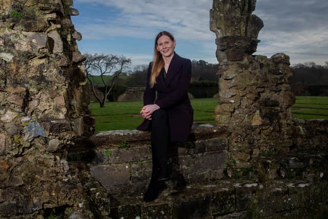 Sharon Sear from Fareham, who is getting a British Empire Medal in the New Year's Honour for her services to Transport for London
Pictured: Sharon Sear pictured at Titchfield Abbey on 30 December 2020
Picture: Habibur Rahman