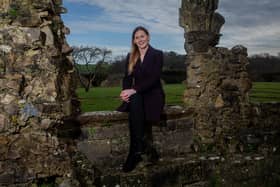 Sharon Sear from Fareham, who is getting a British Empire Medal in the New Year's Honour for her services to Transport for London

Pictured: Sharon Sear pictured at Titchfield Abbey on 30 December 2020

Picture: Habibur Rahman