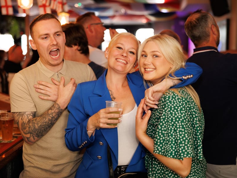 Fans watching England - Switzerland match at the Lord John Russell. Picture: Marcin Jedrysiak