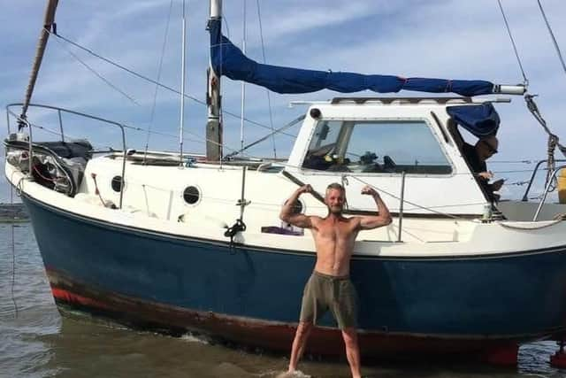 David Tyson said he has "lost everything" due to thieves raiding his boat while it is beached in Southsea.