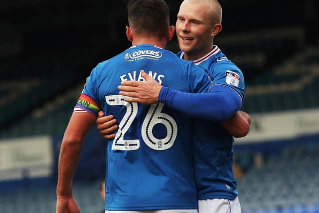 Curtis Main's final Pompey start was the December 2017 victory over Northampton in the Checkatrade Trophy. Picture: Joe Pepler