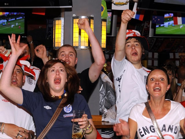 England football fans at Walkabout Bar in Guildhall Walk - was this you?