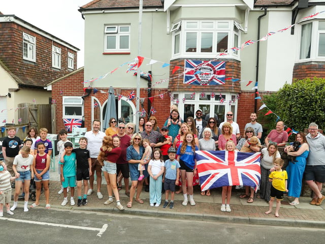 Residents of Mulberry Avenue in Cosham came together to mark VE Day with a street party.