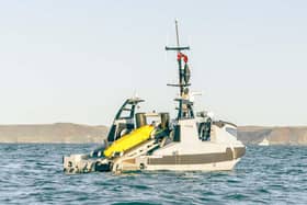 The new robot set to replace the navy's fleet of glass-hulled minehunters