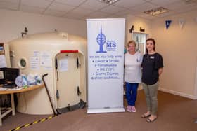 Solent MS centre is offering treatments to people with long Covid.  Staff Claire Barnett and Ruth Jansen
Picture: Habibur Rahman