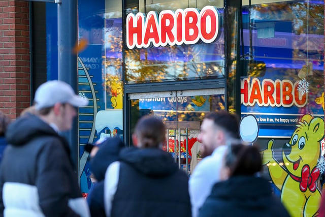 The crowds at the opening of Haribo store at Gunwharf Quays, Portsmouth
Picture: Chris Moorhouse