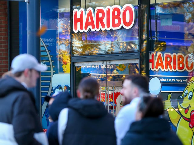 The crowds at the opening of Haribo store at Gunwharf Quays, Portsmouth
Picture: Chris Moorhouse