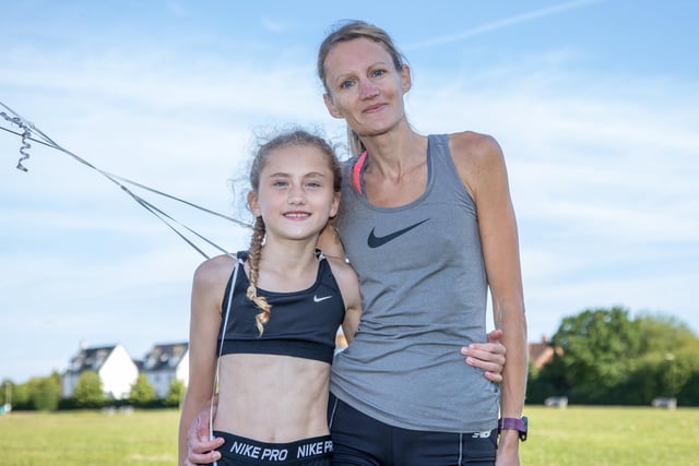 Skye Granger with mum Jen. Picture by Alex Shute