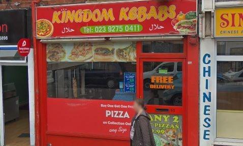 Kingdom Kebab And Pizza, a takeaway at 60 Fratton Road, Portsmouth was handed a new five-out-of-five food hygiene rating after assessment on February 20, the Food Standards Agency's website shows.