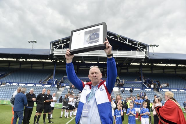 Pompey Legends v Alan Knight Celebrity XI in a charity fundraising match at Fratton Park on Bank Holiday Monday. Picture: Sarah Standing (050525-2771)