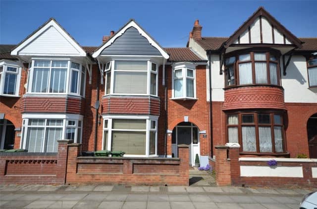 This three-bedroom terraced house is on sale for £350,000. It is listed by Chinneck Shaw.