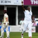 Keith Barker bagged 4-16 as Northants mustered  the lowest team total in Ageas Bowl history. Photo by Harry Trump/Getty Images