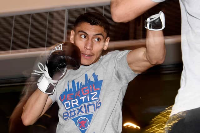 Vergil Ortiz Jr has pulled out of his weekend showdown with Pompey's Michael McKinson Picture: Sarah Stier/Getty Images