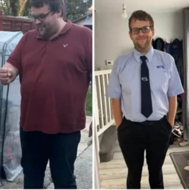 Sean Rowlands before and after