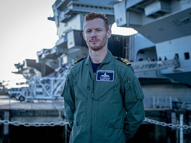 Lieutenant Commander Simon Thompson.
