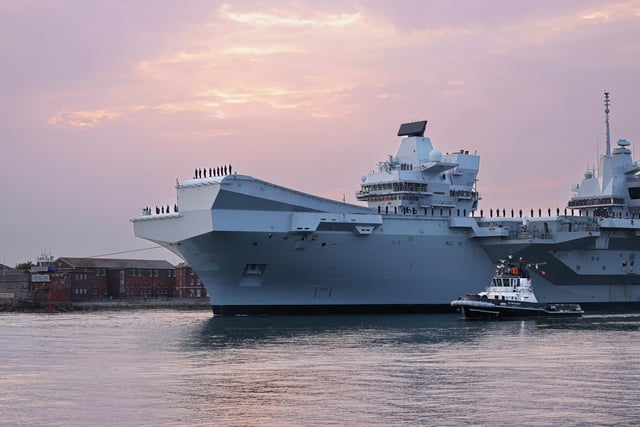 HMS Queen Elizabeth.