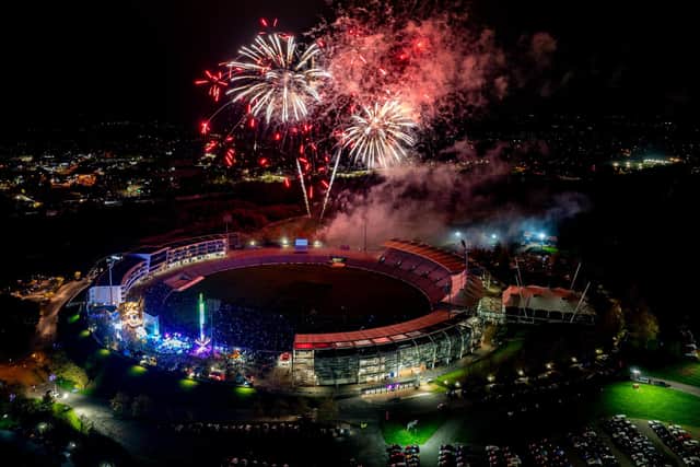 Fireworks at the Utilita Bowl