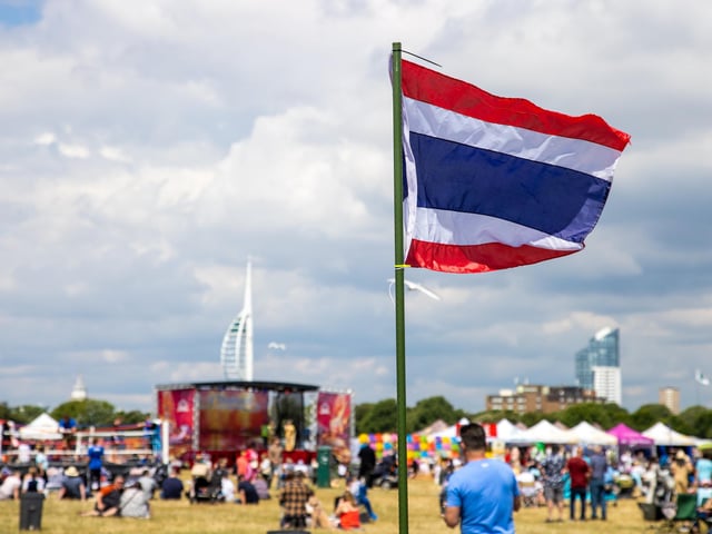 Southsea Common was transformed this weekend into a Thai craft and food extravanganza for the whole family. Photos by Alex Shute