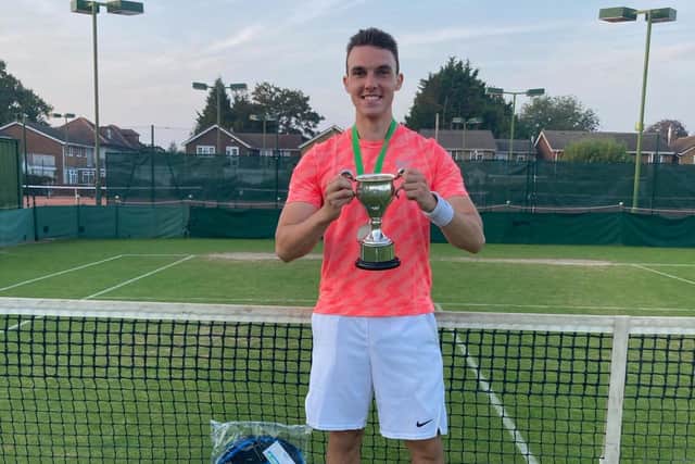 Avenue men's singles winner James Rosenthal