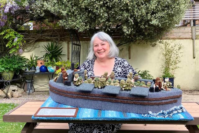 Barbara Kemp with the Gosport Little Ship in "The Longest Yarn"