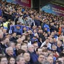 Pompey fans at Fratton Park