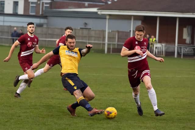 Former AFC Bournemouth striker Steve Hutchings can play against the Cherries in Tuesday's Hampshire Senior Cup semi-final. Picture: Duncan Shepherd