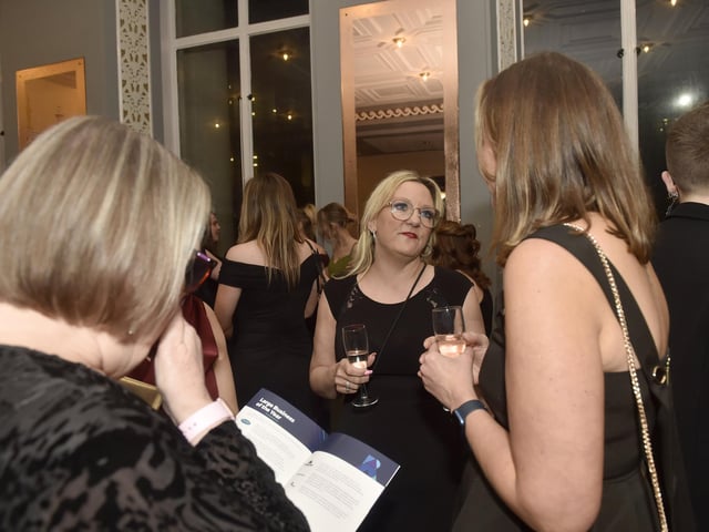 Guests gather ahead of the award ceremony. Picture: Sarah Standing (270325-1192)