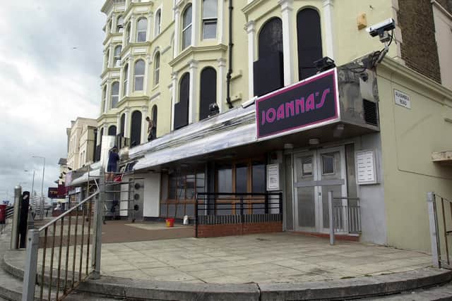 Joanna's nightclub , Southsea, closed down in May 2004. Picture : Paul Jacobs (033539-6)