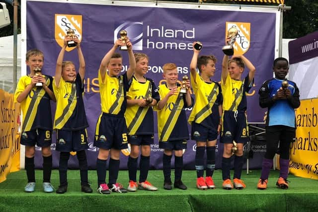 Gosport under-10 Reds have raised £300 for the club's 'Feed A Family' fund
