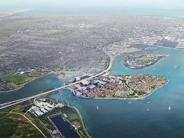 Lennox Point - a picture issued by Portsmouth City Council in September