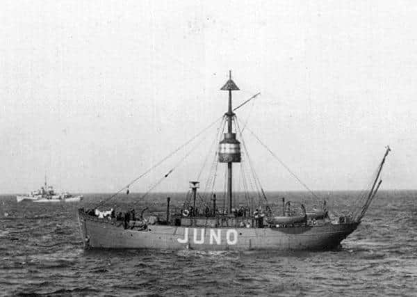 LV72 Juno, the lightship, which helped save guide thousands of troops through a minefield during D-Day.
