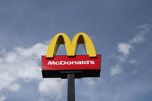 McDonald's is axing plastic cutlery in favour of paper-based spoons, knives and forks across England and Wales. Picture: Jonathan Brady/PA Wire