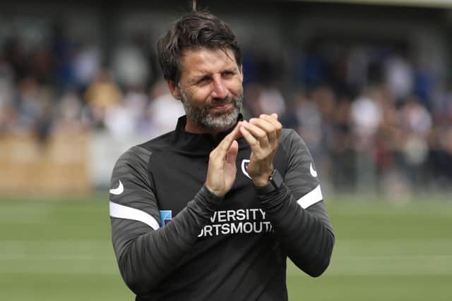 Pompey head coach Danny Cowley