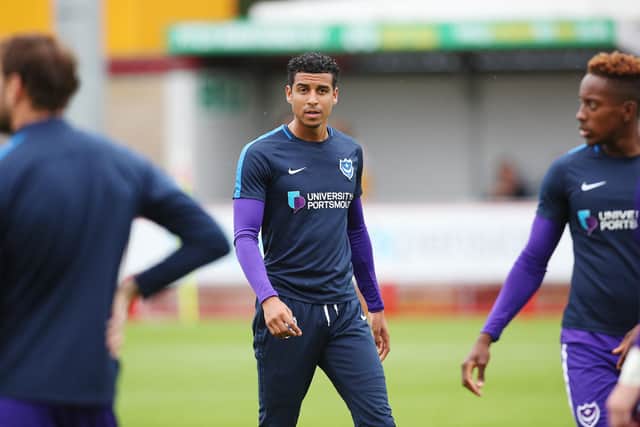 Louis Dennis has been trialling at Bromley this summer - the club he left Pompey for in July 2018. Picture: Joe Pepler
