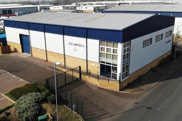 LFD Ltd located in Lederle Lane, Gosport.
