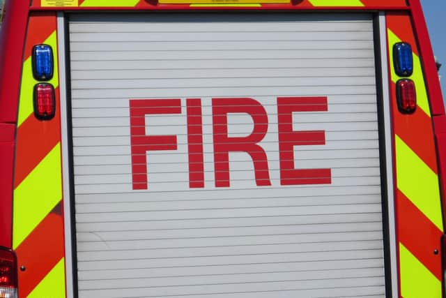 Gosport firefighters have been called out to tackle a blaze believed to have been started by arson.
