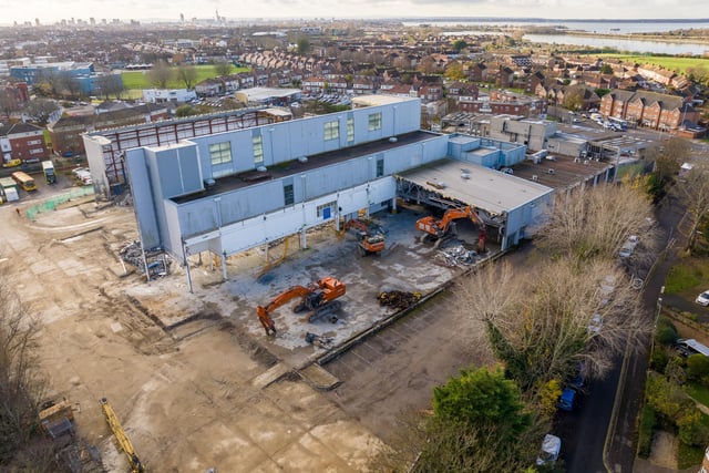 The demolition crew began work in September. Picture: Marcin Jedrysiak