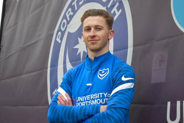 Pompey wing-back Denver Hume